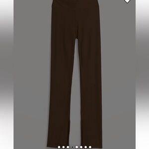 Old Navy PowerSoft Brown Ribbed Pants